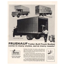 1965 Fruehauf Trailers: Come In Many Styles Vintage Print Ad