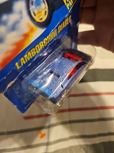 Hot Wheels lamborghini Diablo Metal Flake Blue Paint collectors #176 From 1991 - Picture 6 of 10