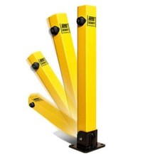 Maypole Square Security Parking Post Fold Down Bollard Lock Driveway Car Park