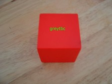 51 Red CUBE 2" Stress Balls. Blank. SQUEEZE TOSS 