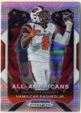 2021 HAMILCAR RASHED JR PRIZM DRAFT PICKS SILVER ALL-AMERICANS ROOKIE CARD RC!