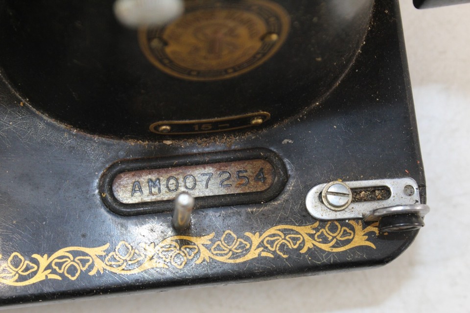 Singer Model 15 - 1955 - EARLY SERIAL NUMBER - AM007254 | eBay