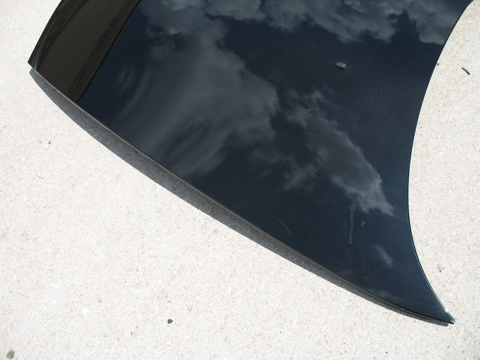 (NO SHIPPING) 2006 2007 2008 BMW Z4 E85 FRONT HOOD OEM USED BLACK 06 07 08 - Image 4 of 4