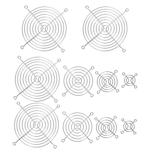10 Pcs Grille Du Ventilateur De Refroidissement À Haut Débit D'air