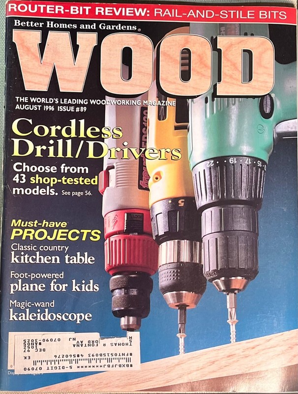 Vintage Wood Magazine : August  1996 # 89