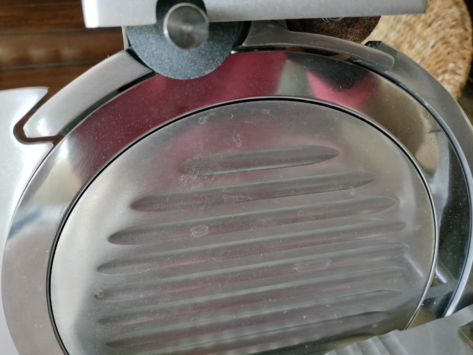 BESWOOD 10" Premium Chromiumplated Steel Blade Electric Deli Meat Food