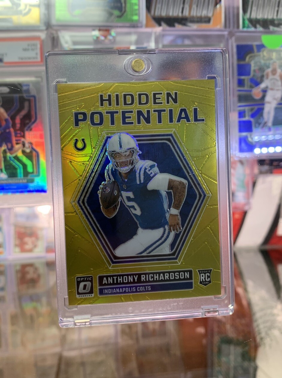 🔥2023 Optic hidden potential gold /10 🔥 Anthony Richardson RC