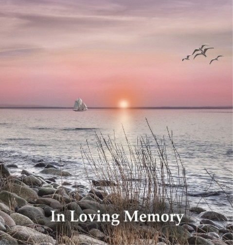 Thumbnail - Funeral Guest Book, "in Loving Memory", Memorial Guest Book,