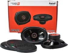 4X  H7692 6" X 9" 400W Max / 55W RMS 2-Way Coaxial Speakers