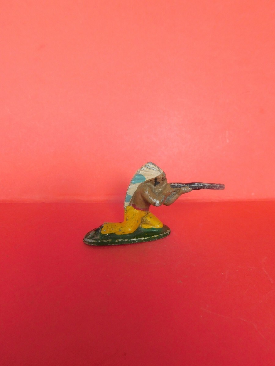 Figurine Quiralu - Chef Indien - Aluminium - Époque Coloniale Française