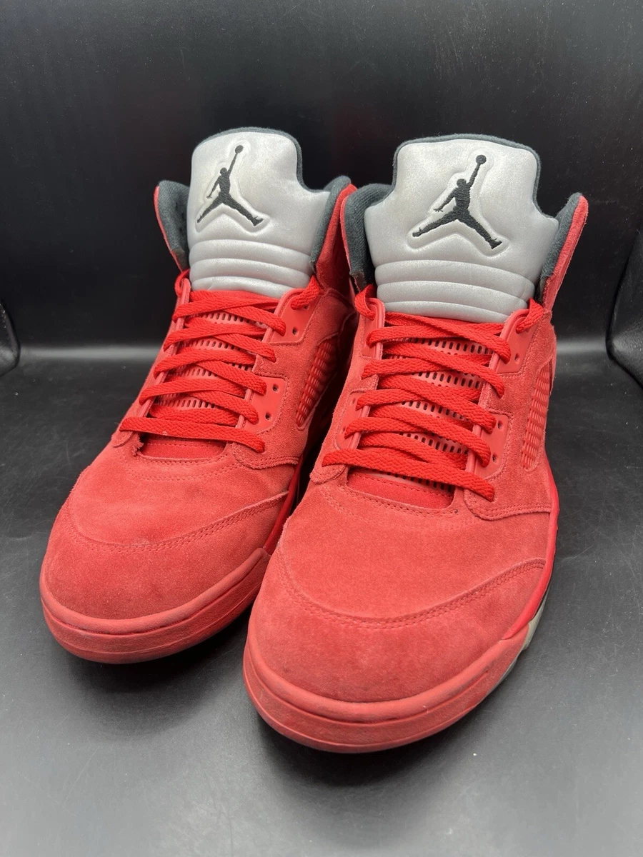 Air Jordan 5 レッド 9.5 US スウェード Las mejores ofertas en Jordan 5 Retro Red Suede | eBay