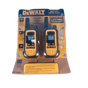 Dewalt FRS 2-Way 1-Watt Radio Set 2 Pack Walkie Talkie 2 way Complete