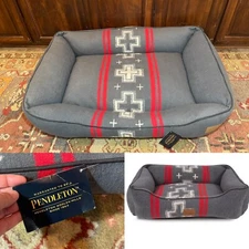 Pendleton X Pottery Barn San Miguel Cross Cuddled Pet Dog Bed XL NEW RARE