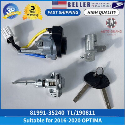 FOR KIA OPTIMA 2016-2020 IGNITION SWITCH LOCK CYLINDER W/2KEYS - Foto 11