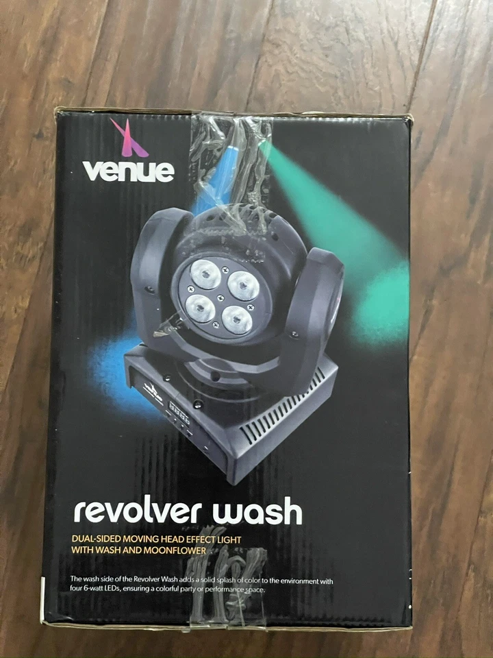Venue Revolver Wash Dual-Sided Moving Head Effect Light with Wash and Moonflower - Image 4 of 4