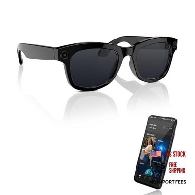 Al Smart Glasses with ChatGPT&800W Camera Video Recording,Sunglasses for Real