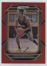 2023-24 Panini Prizm Draft Picks Red Prizm 54/299 Tosan Evbuomwan #11 12yh