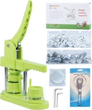 Button Maker Machine, 3rd Gen Installation-Free 32mm1.25 in DIY Pin Button Ma...