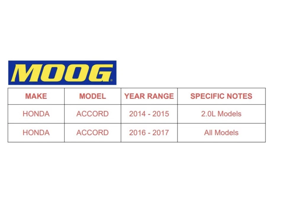 Buje de cojinete de rueda trasera MOOG 512516 Honda Accord 2014 2015-2017 tracción delantera 512516 Ga3 Foto 4 de 4