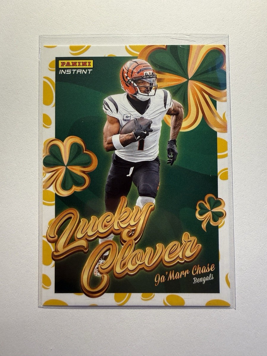 Ja'marr Chase Panini Instant Lucky Clover Promo #8 SP | eBay
