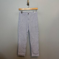 POLO RALPH LAUREN seersucker stripe pants size 12 kids Boys Preppy Casual