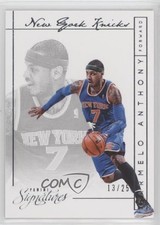2013-14 Panini Signatures 13/25 Carmelo Anthony #121 HOF 1r5