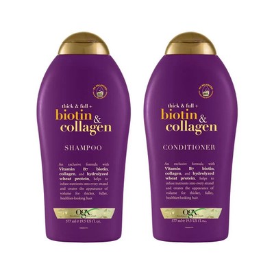 OGX Biotin & Collagen Shampoo & Conditioner 2 x 577 ml