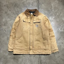 Carhartt Canvas Arctic Jacket Men XL Brown Insulated Workwear Corduroy 90s USA
