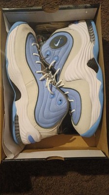 Nike Air Penny Men s Mid Top Lace-Up Sneakers Blue/White New with Box