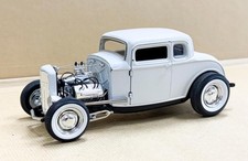 1932 Ford 5 Window Coupe Acme Gmp 118 Hot Rod White Black Interior