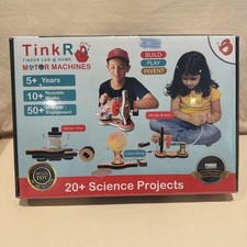 TinkR Motor Machines Tinker Lab  Home 20 Science Projects STEM Toy, New Sealed