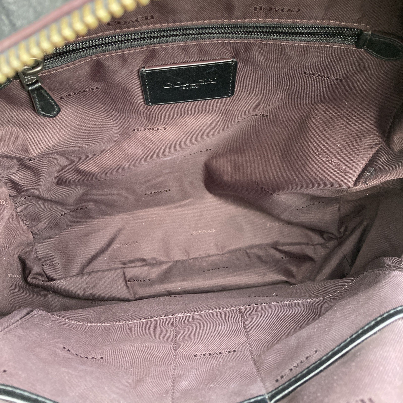 Sold Out Coach Academy Backpack 29493 in Signature Leather Black image 7