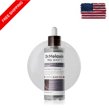 Dr.Melaxin Black Rice Peeling Ampoule 80ml   AHA BHA Exfoliating Glow Serum
