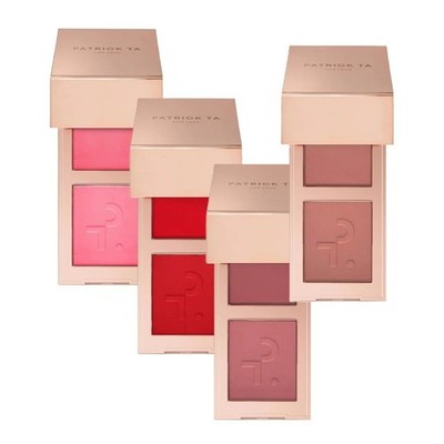PATRICK TA Authentic Mini Double-Take Crème & Powder Blush Duo 5 Colors