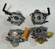Lot of 4 Walbro, Huayi, Zama, Chainsaw, Weed Eater, Carburetors, Parts or Repair