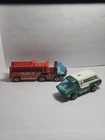 Hot Wheels Redline The Heavyweights Ambulance Green Fire Engine.