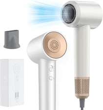 Professional High-Speed Blow Dryer with Magnetic Nozzle 5 temperatures/3 speeds