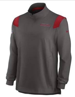 Nike Mens Tampa Bay Bucs Buccaneers 1/4 Zip Repel Coaches Jacket Jersey Large L