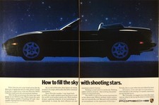 1990 Porsche 944 S2 Cabriolet Beautiful 2-page Magazine Ad - Usa Postage 3.60 1990 Porsche 944 S2 Cabriolet Beautiful 2-page Magazine Ad - Usa Postage 3.60
