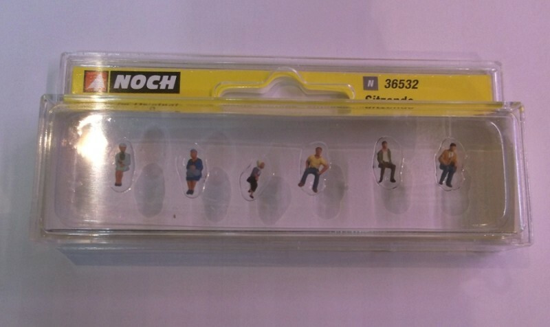 Encore échelle N 36532 lot de figurines assises 1:160 - Image 2