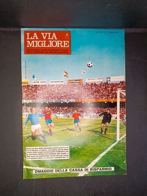 Magazine LA VIA BESTE No. 5 (1971) Italy vs Spain in Cagliari