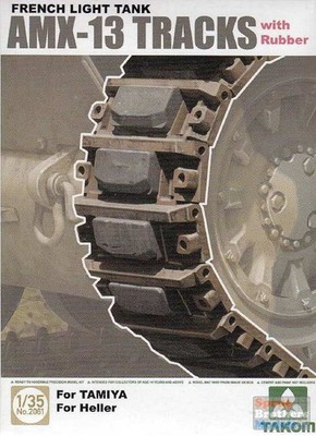 TAK02061 1:35 Takom AMX-13 Tracks with Rubber