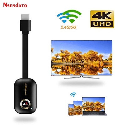 Mirascreen G9 Plus Dongle 4K Wireless 2.4G/5G Key Display HDMI WiFi Chromecast