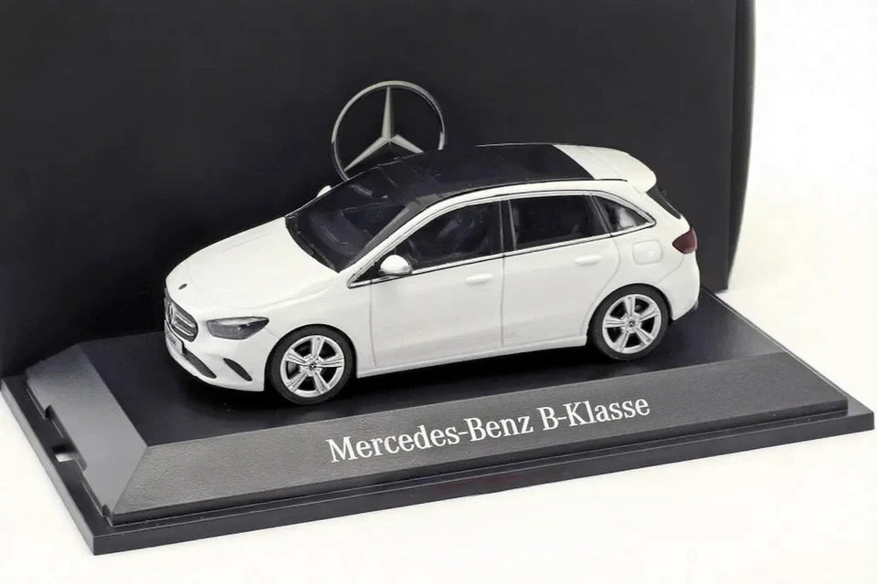 Mercedes Classe B W247 2018 Bianco Polare Modello Auto Diecast 1/43 Herpa - Immagine 4 di 4