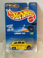 NIP 1997 Hot Wheels Coll No Series #619 London Taxi Yellow 5SP China