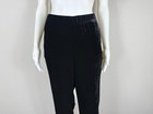 EILEEN FISHER Luxe Velvet Jogger Pants Side-Pockets Black Size Medium - NTSF — photo 9