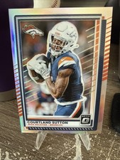 25 Optic Football Silver Holo Courtland  Sutton 