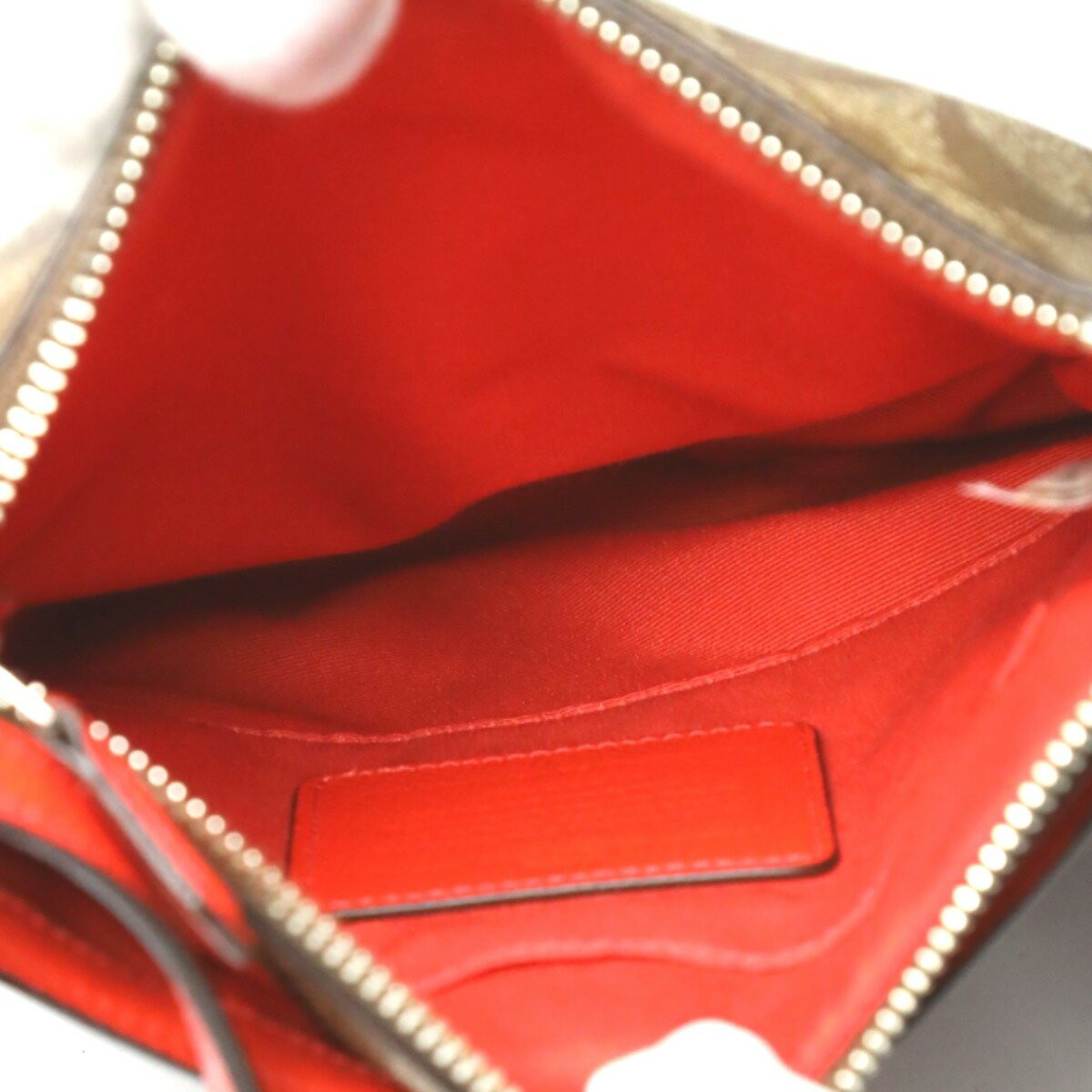 COACH Shoulder Bag Crossbody CC Canvas Signature Leather F35940 Brown A-260113-1 thumbnail 15