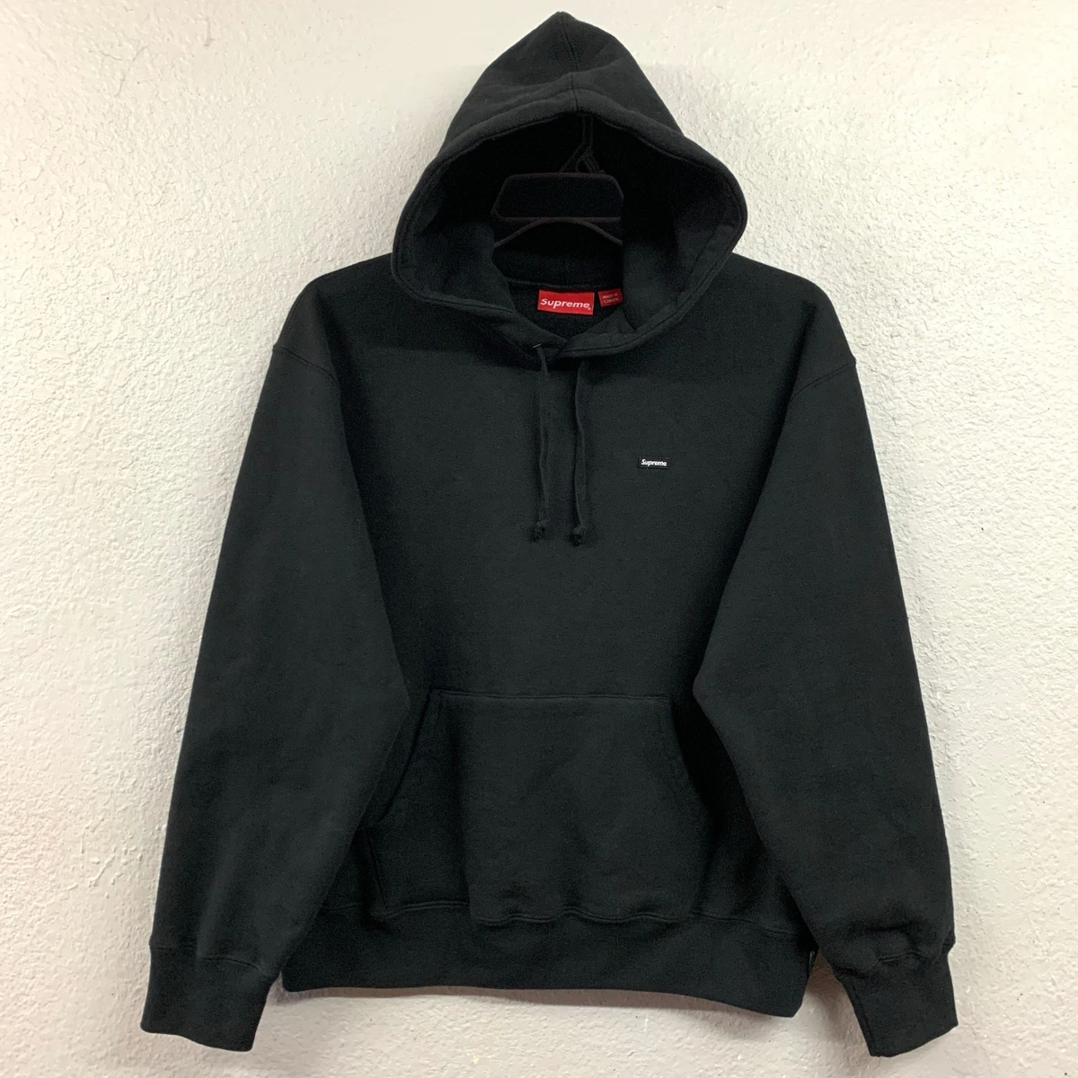 Supreme Small Box Logo Hooded Sweatshirt Black - Men's M | eBay