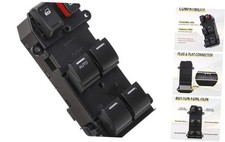 Master Power Window Switch Control Button Front Left Driver Side Compatible